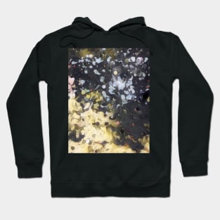 Black and Gold Pointillism Hoodie